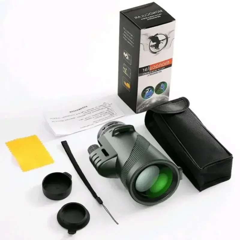 Monocular BAK4 80x100 con trípode y soporte para móvil