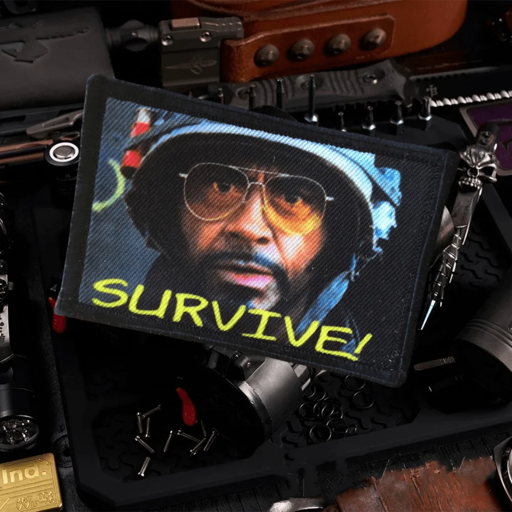 Sobrevivir! Parche táctico morale Tropic Thunder con gancho y bucle - imagen 2