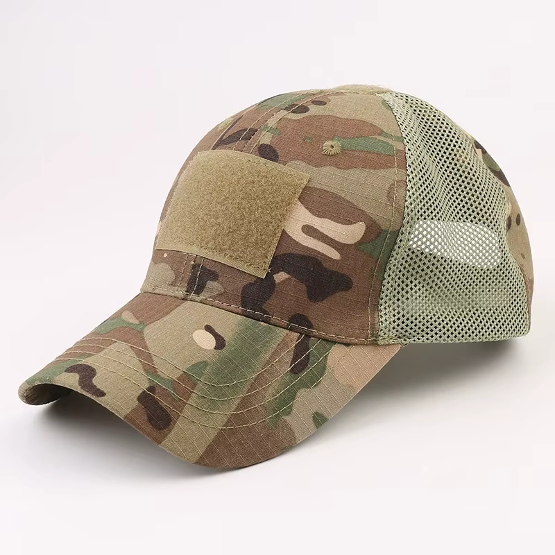 Gorra táctica camuflaje mesh ajustable para airsoft y senderismo - imagen 3