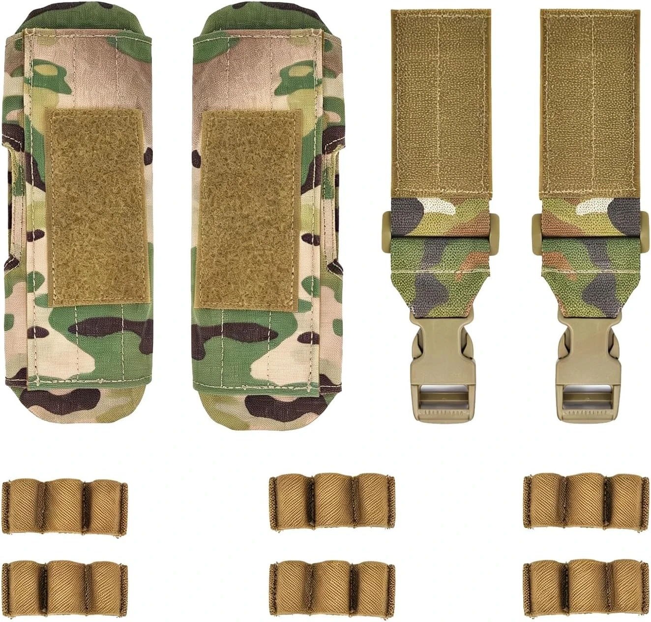 Soporte táctico portaplacas desmontable para hombros y bíceps - imagen 4