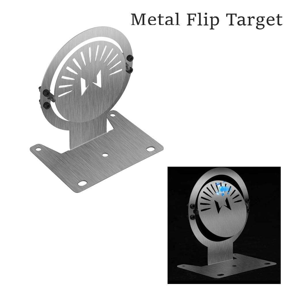 Objetivo de tiro táctico metálico reinicio automático airsoft - imagen 5