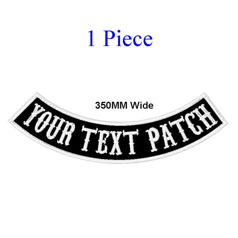 Parche bordado motociclista MC ROCKER biker para personalizar - imagen 4