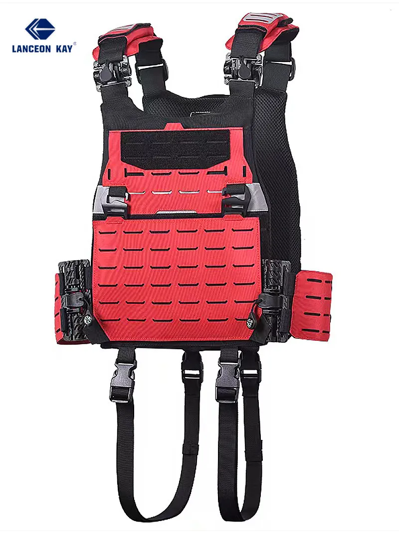 Chaleco táctico ligero con sistema MOLLE de liberación rápida - imagen 3