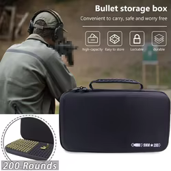 Estuche táctico para munición 9 mm con cerradura segura de viaje