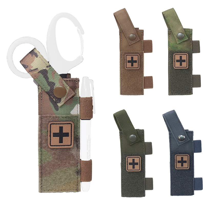Porta tijeras MOLLE IFAK estuche táctico de primeros auxilios - imagen 2