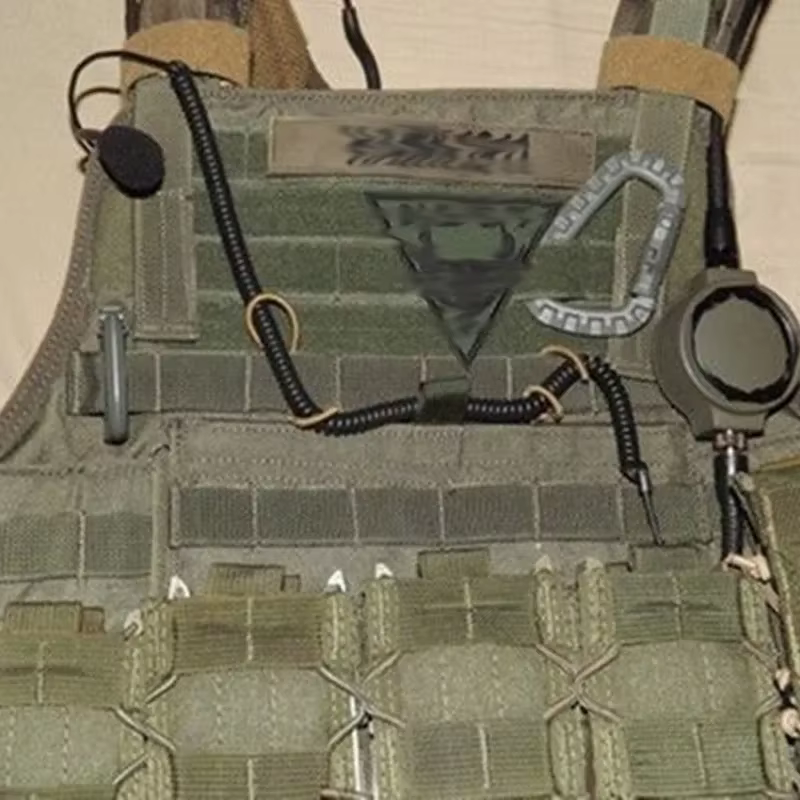Hebilla táctica MOLLE elástica para soporte de antena PTT - imagen 5