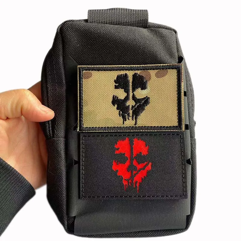 Parches gancho y bucle bordados emblemas tácticos brazalete mochila - imagen 5