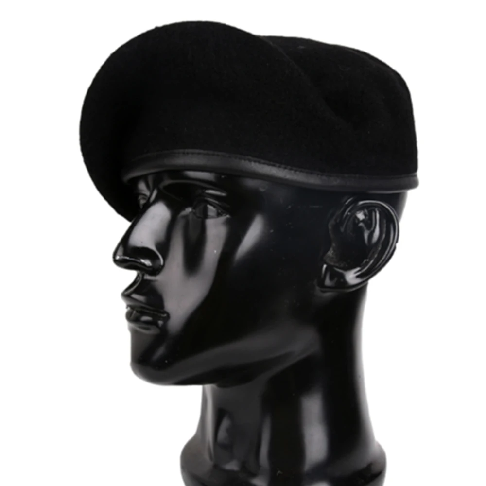 Gorra táctica lana fuerzas especiales EE. UU. negro y rojo - imagen 2