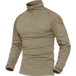 Camisa táctica de camuflaje ripstop para airsoft y senderismo