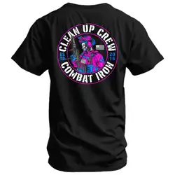 Clean Up Crew camiseta táctica Operator Skull de algodón