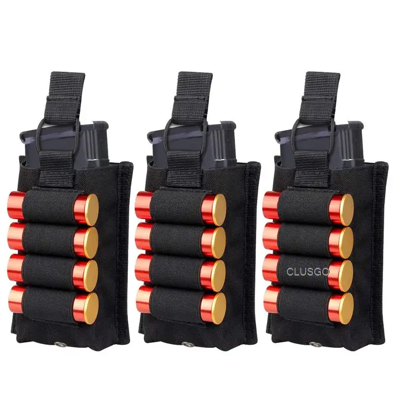 Bolsas tácticas MOLLE individuales para cargadores