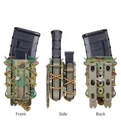 Bolsa táctica MOLLE porta cargadores rápida para rifle y pistola