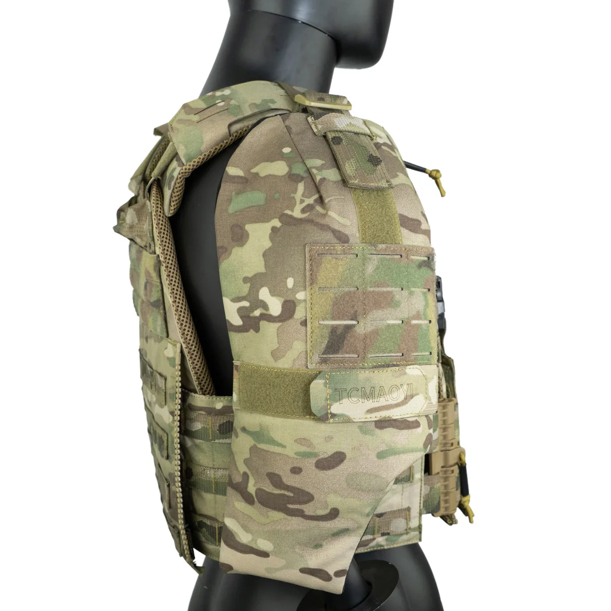 Chaleco táctico caza con protector de hombro y brazo extraíble - imagen 4