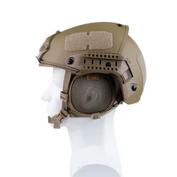 Rejilla antiproyectiles para protección auditiva de casco rápido