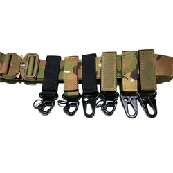 Mosquetón MOLLE nailon para mochila táctica y cinturón