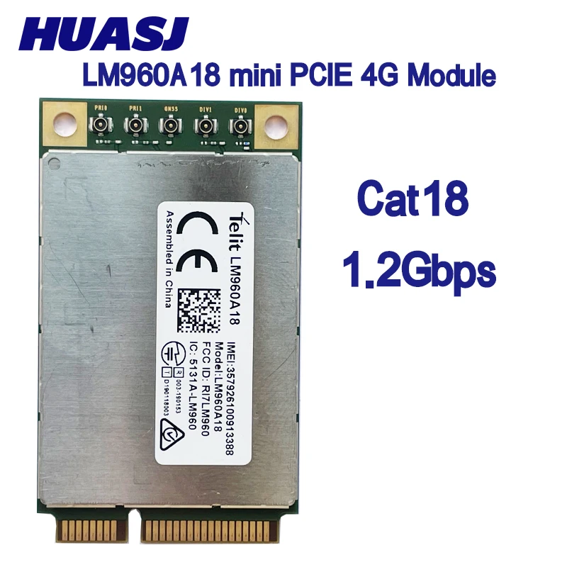 Vista del módulo 4G mini para integración en equipos