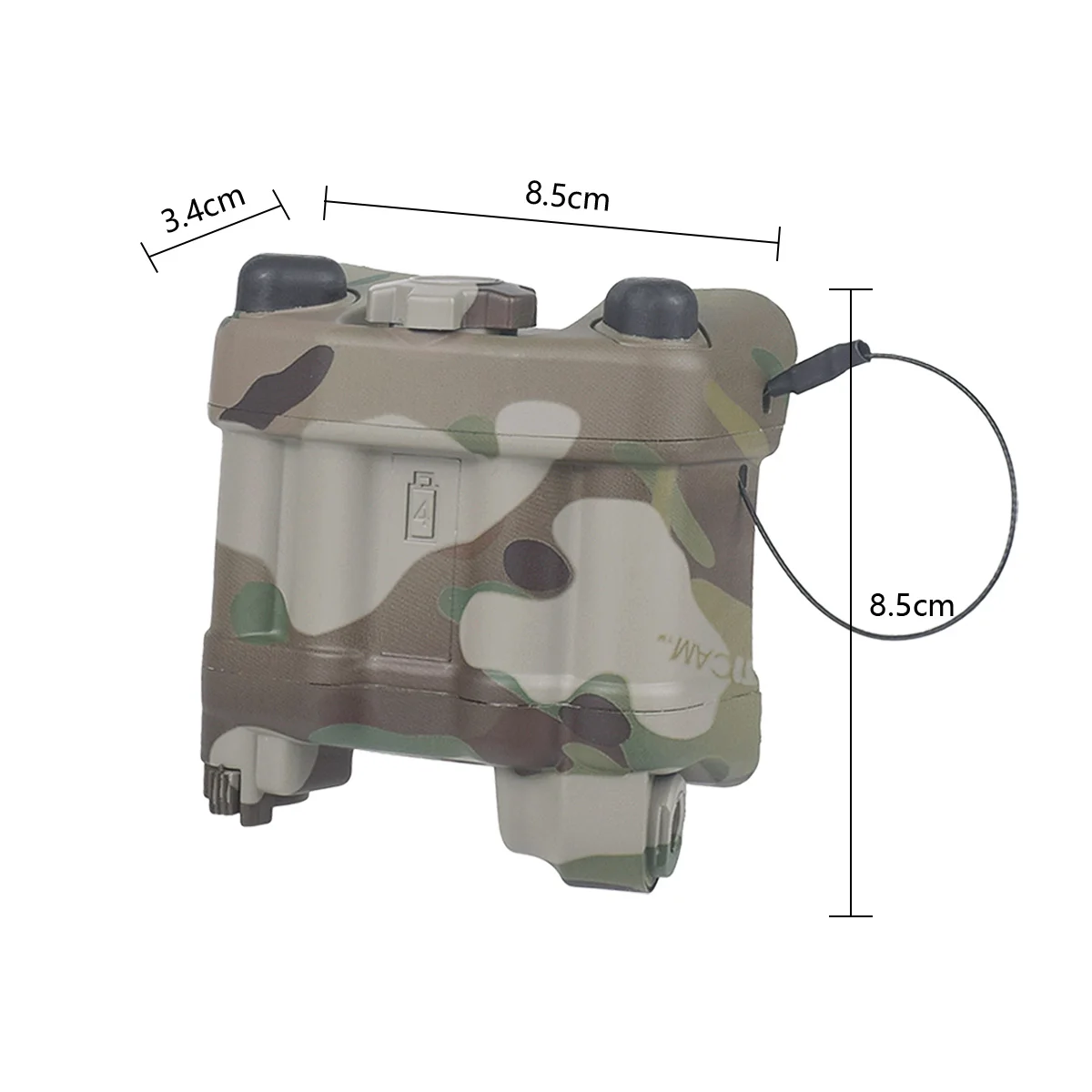 Caja batería PVS31 – Sistema retención casco táctico NVG - imagen 5