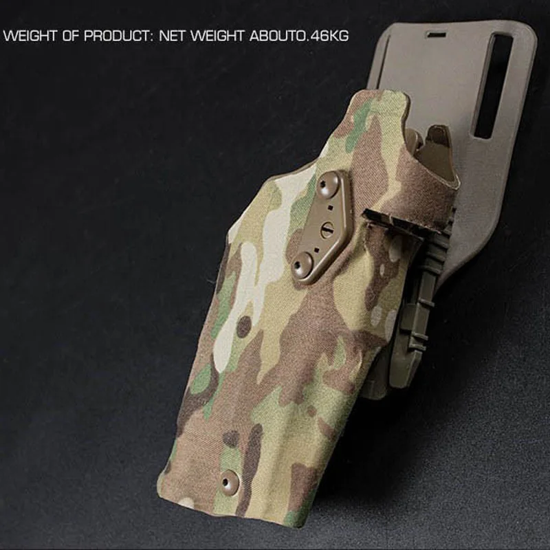 Funda táctica para Glock con X300, piernera y QLS - imagen 3