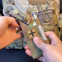 Porta tijeras MOLLE IFAK estuche táctico de primeros auxilios