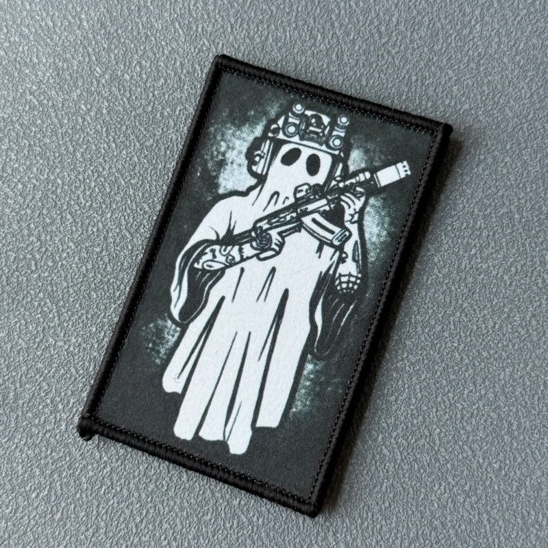 Parche táctico Operador Fantasma con velcro, insignia moral brazalete - imagen 2