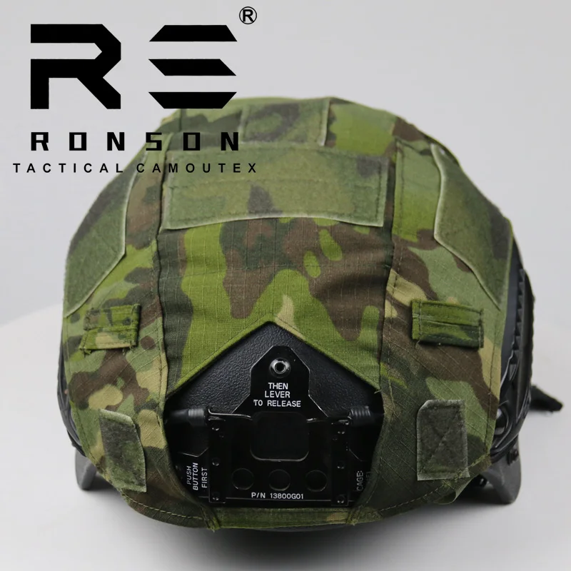 Variedad de patrones de camuflaje disponibles para casco táctico