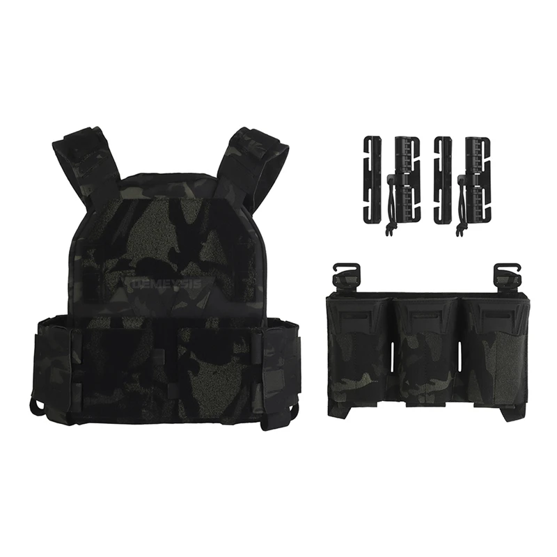 Chaleco táctico en configuración MOLLE