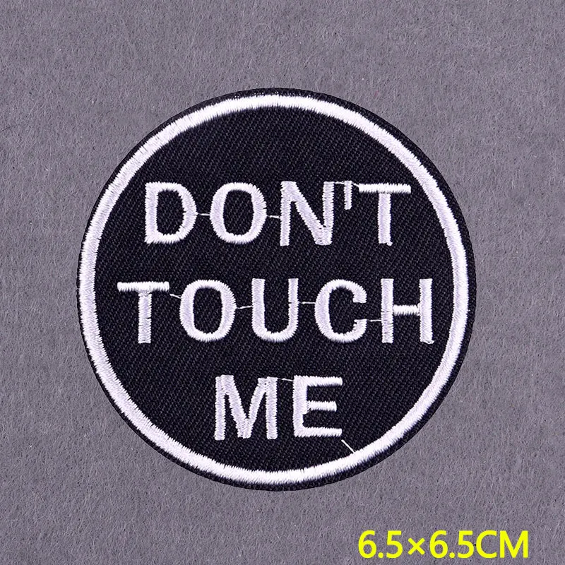 Parches bordados humor negro para ropa y mochilas – Planchar DIY - imagen 2