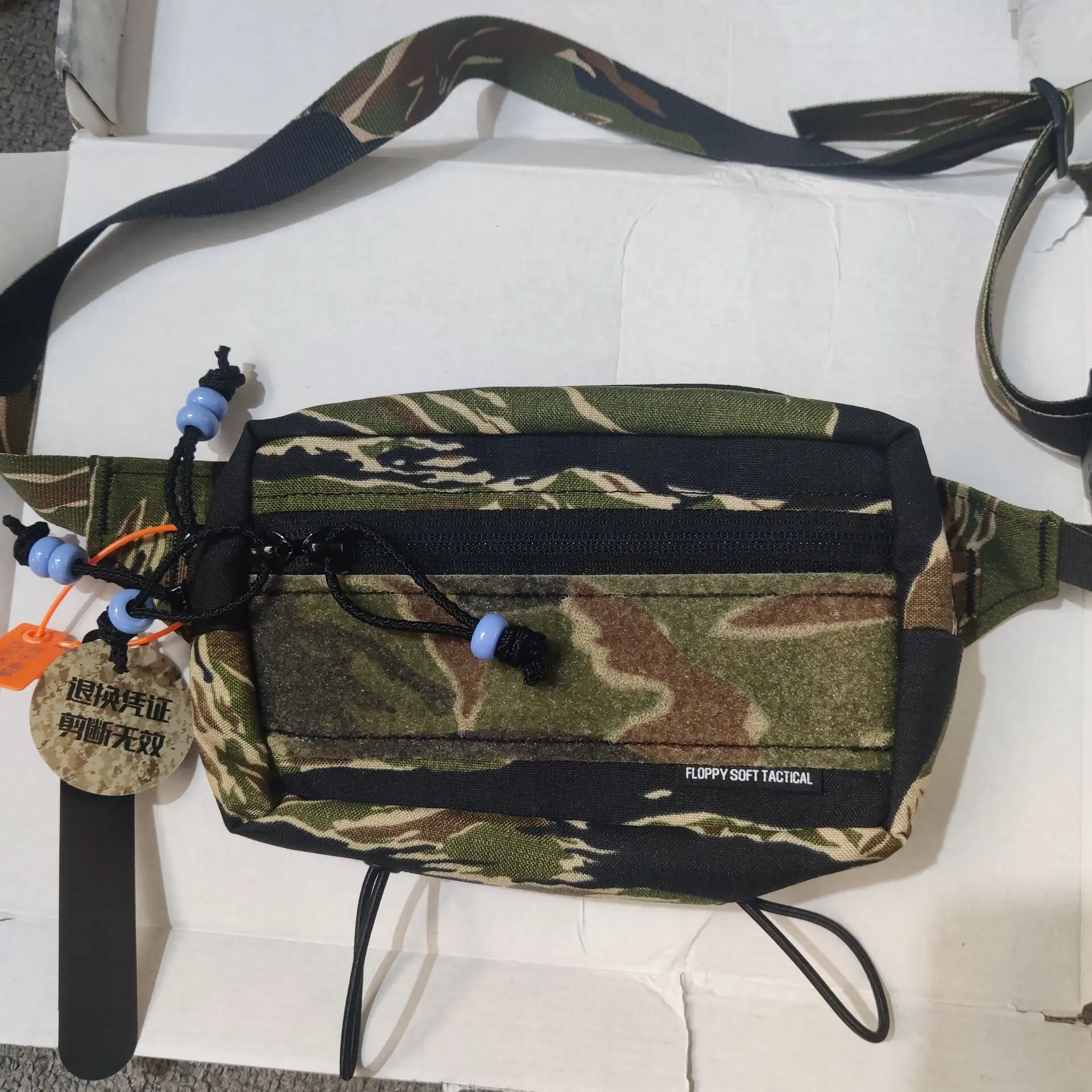 Riñonera táctica camuflaje desértico tigre multifuncional exteriores - imagen 3