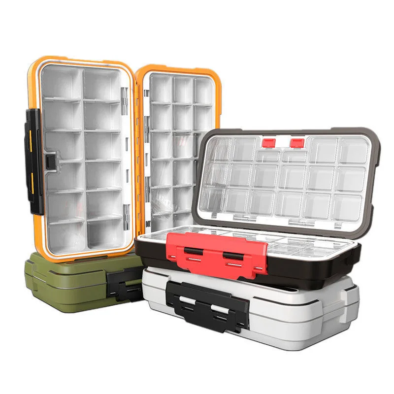 Caja de pesca impermeable portátil para accesorios, anzuelo y señuelos - imagen 5
