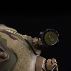 Luz táctica para casco con adaptador giratorio y visión nocturna