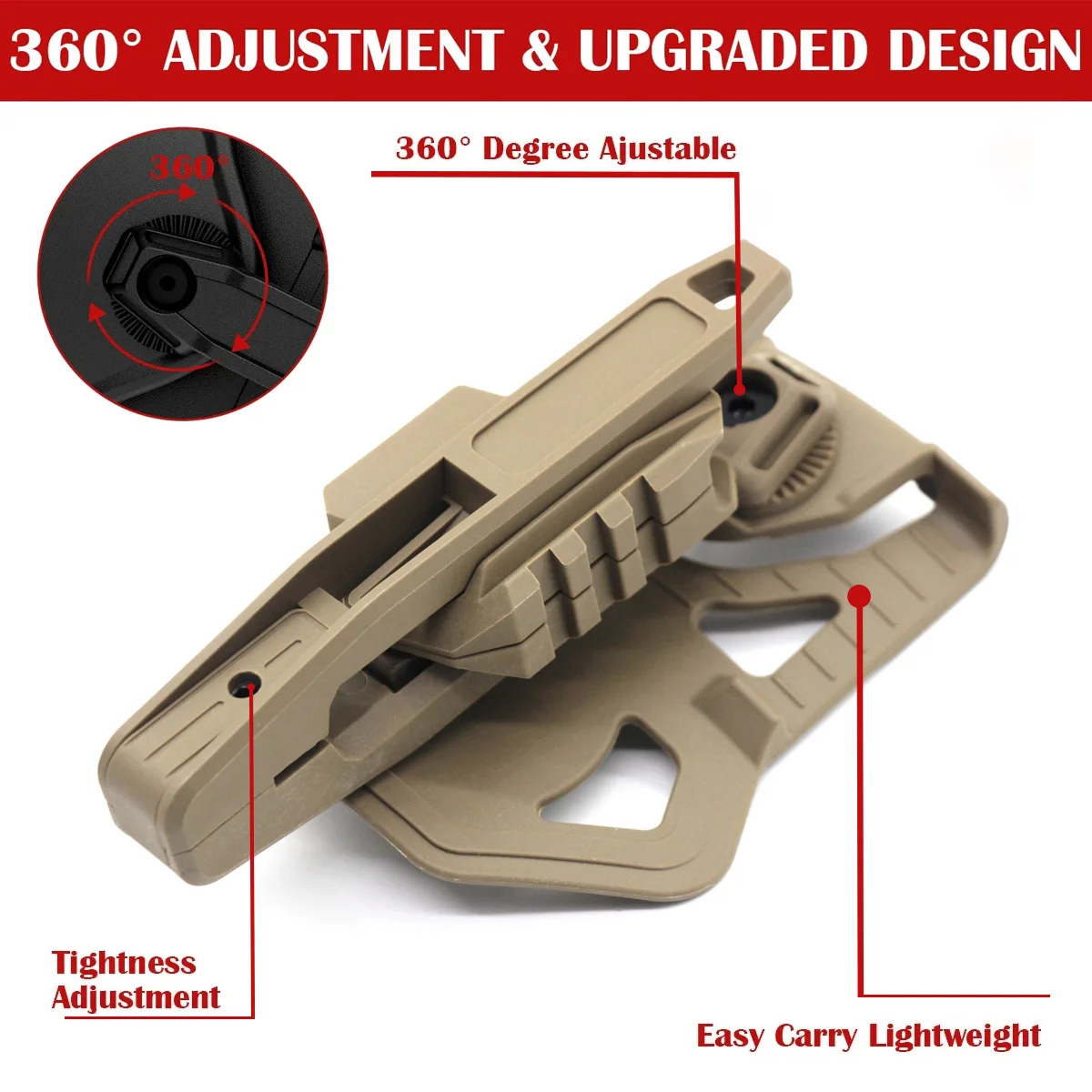 Funda táctica universal G7/G7A para pistolas de doble pila