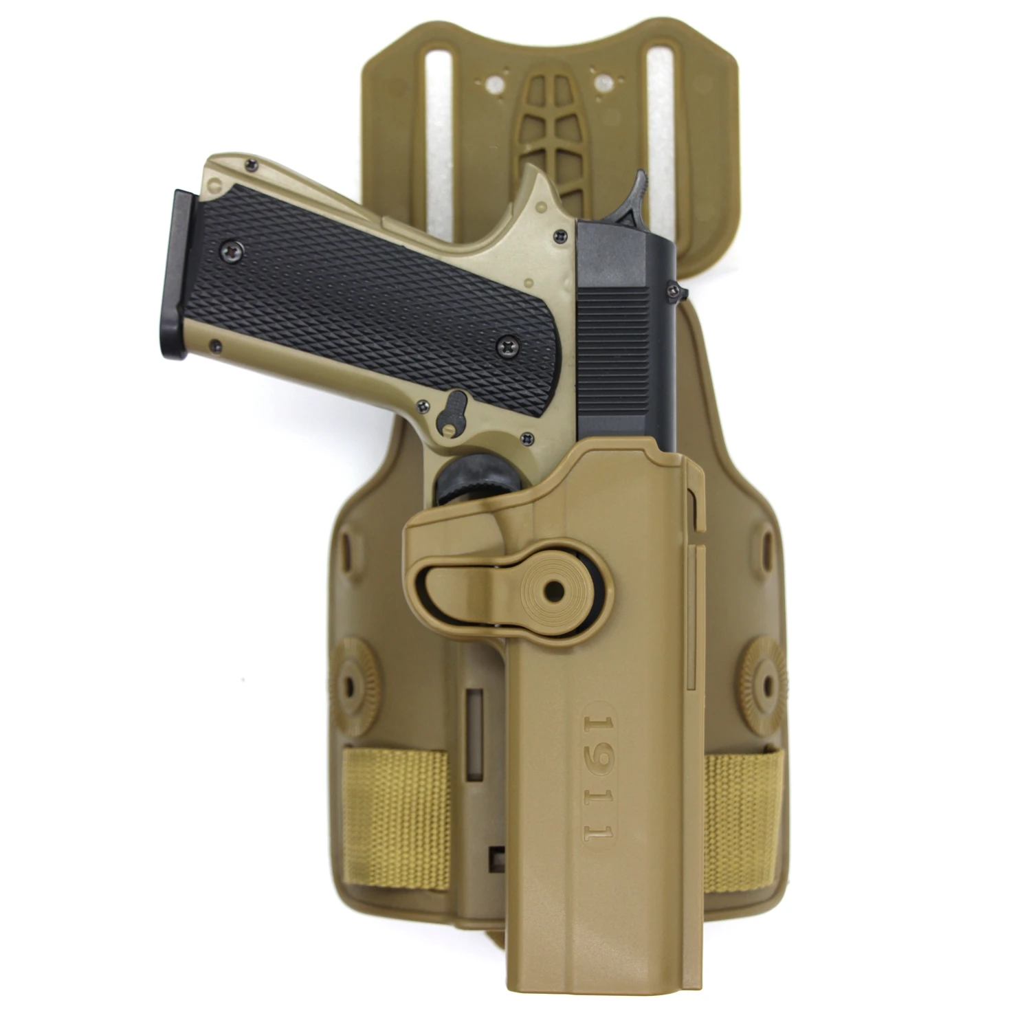 Funda táctica pistola Colt 1911 pierna para diestro - imagen 4