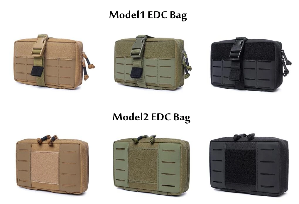 Bolsa táctica EDC en color negro
