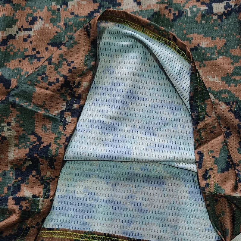 Camiseta militar MARPAT de manga larga transpirable con cuello V - imagen 2