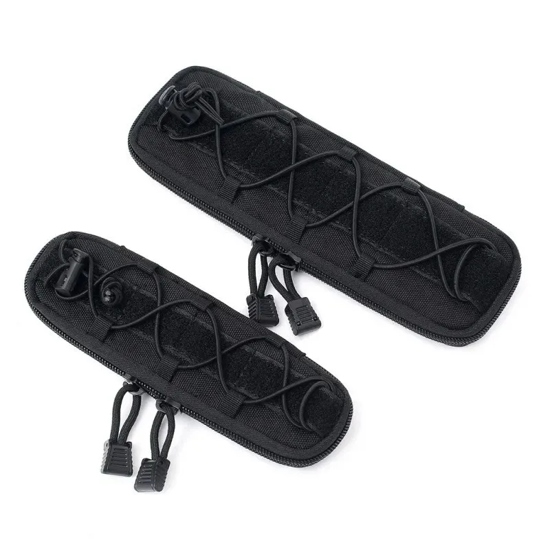 Bolsa táctica MOLLE EDC para cinturón con linterna y cuchillos
