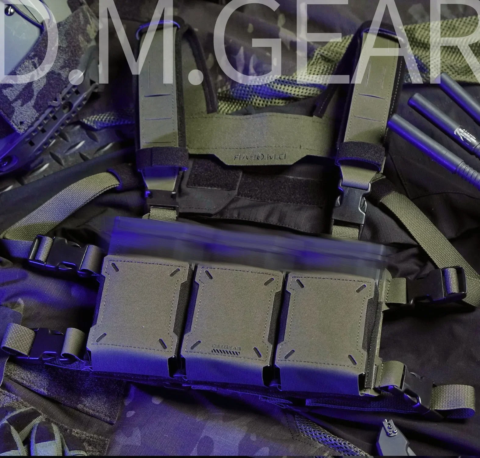 DMgear Bolsa táctica porta-cargadores para panel de pechera Airsoft - imagen 5