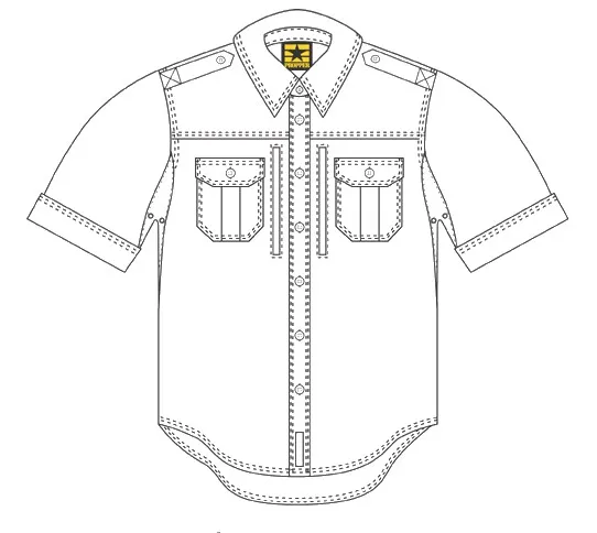 Camisa táctica American PROPP en uso al aire libre