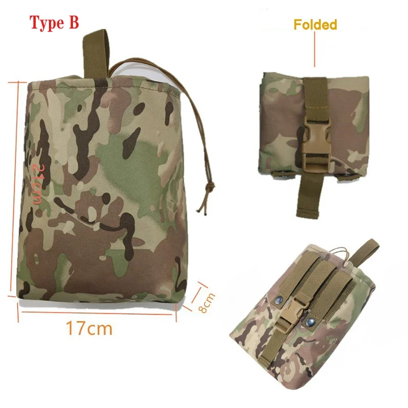Bolsa táctica MOLLE almacenamiento munición EDC – Airsoft caza - imagen 5