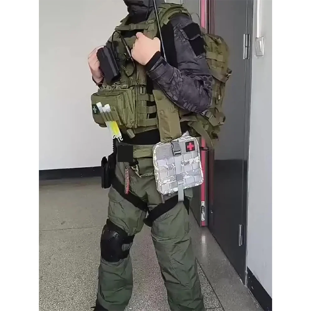 Chaleco táctico y cinturón MOLLE – Conjunto fuerzas especiales para Airsoft - imagen 3