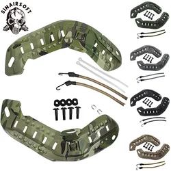 Riel lateral Picatinny para casco táctico MICH2000 – Montaje arco ABS