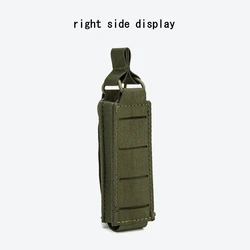 Bolsa táctica MOLLE para pistola con linterna y accesorios