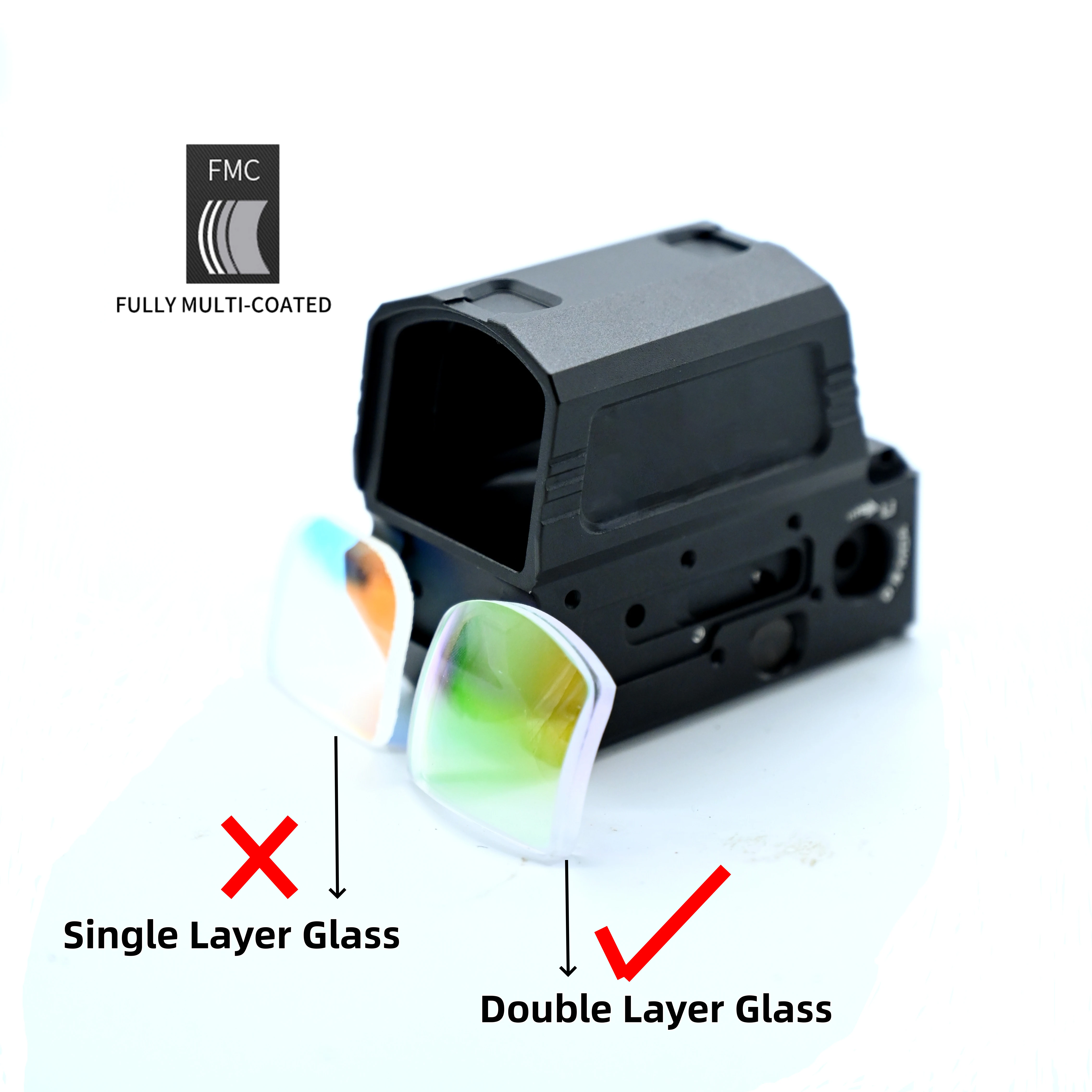 Mira táctica reflex punto rojo holográfica visión nocturna para rifle - imagen 5