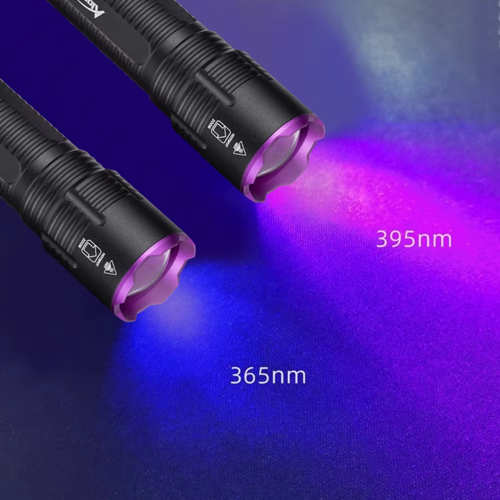 Linterna UV Zoom Alonefire alta potencia para tinta invisible - imagen 3