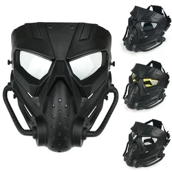 Máscara Airsoft con protección total para cabeza y ojos