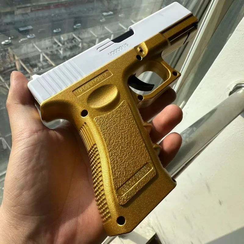 Pistola de balas de goma suave oro y platino - imagen 5