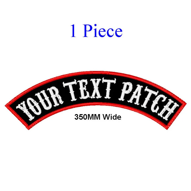 Parche bordado motociclista MC ROCKER biker para personalizar - imagen 5