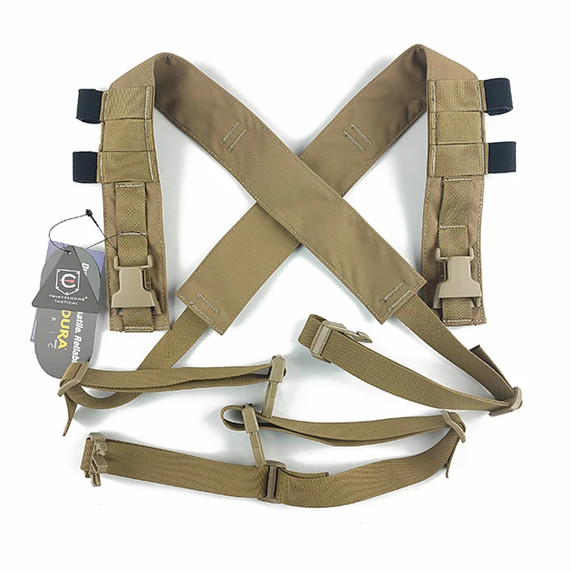 Arnés táctico en X para el pecho con bolsillo frontal - imagen 2
