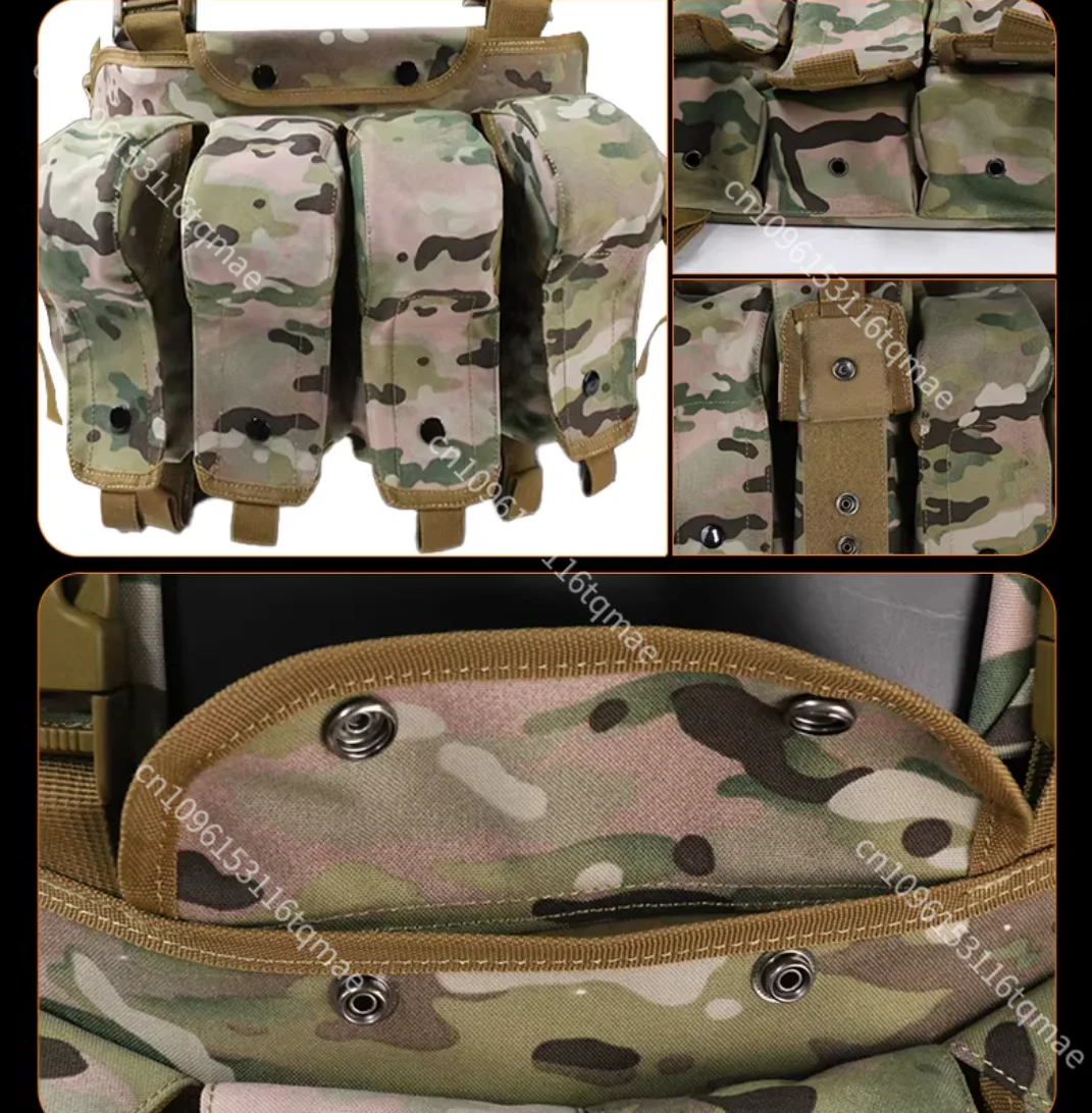 Bolsa táctica para pecho AK ligera camuflaje ajustable - imagen 4