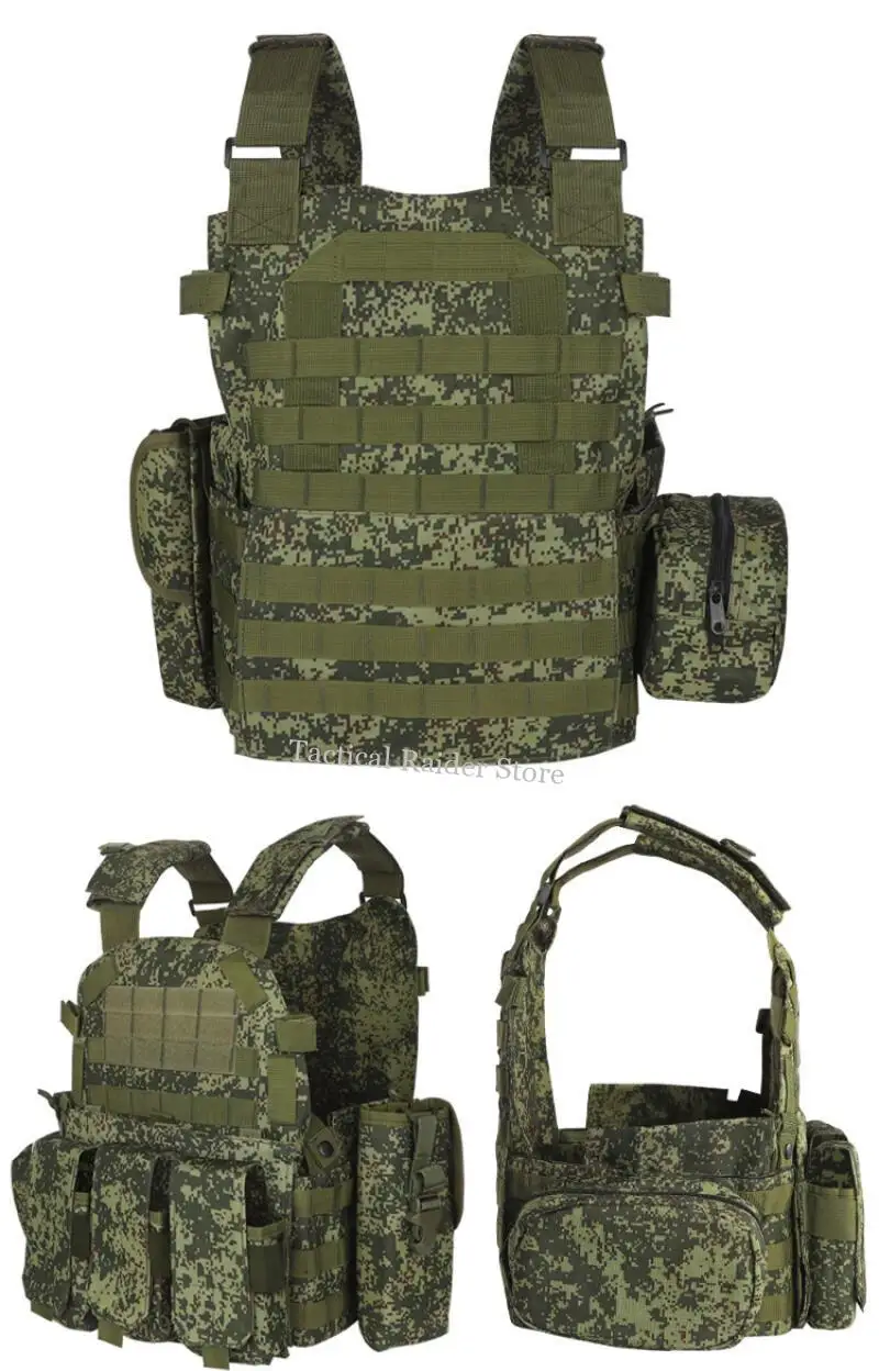 Chaleco táctico camuflaje ligero con bolsa y protección antipunzadas - imagen 2
