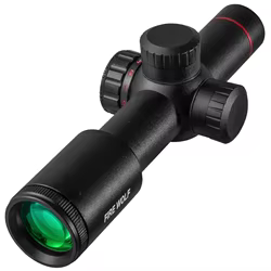 FIRE WOLF mira de caza Mil-Dot retícula iluminada y tapas abatibles